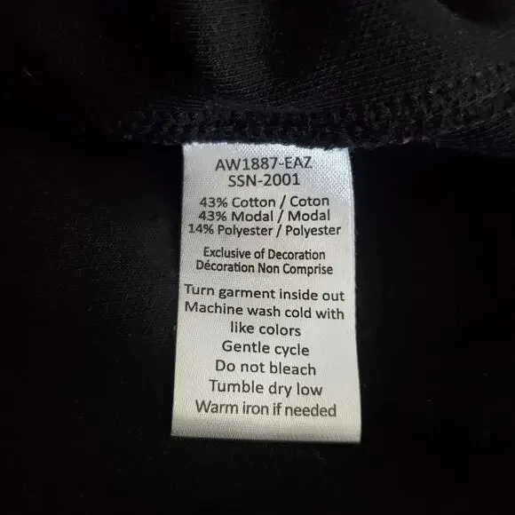 ATM Anthony Thomas Melillo Piped French Terry Track Jacket black S Quiet Luxury - Picture 13 of 13